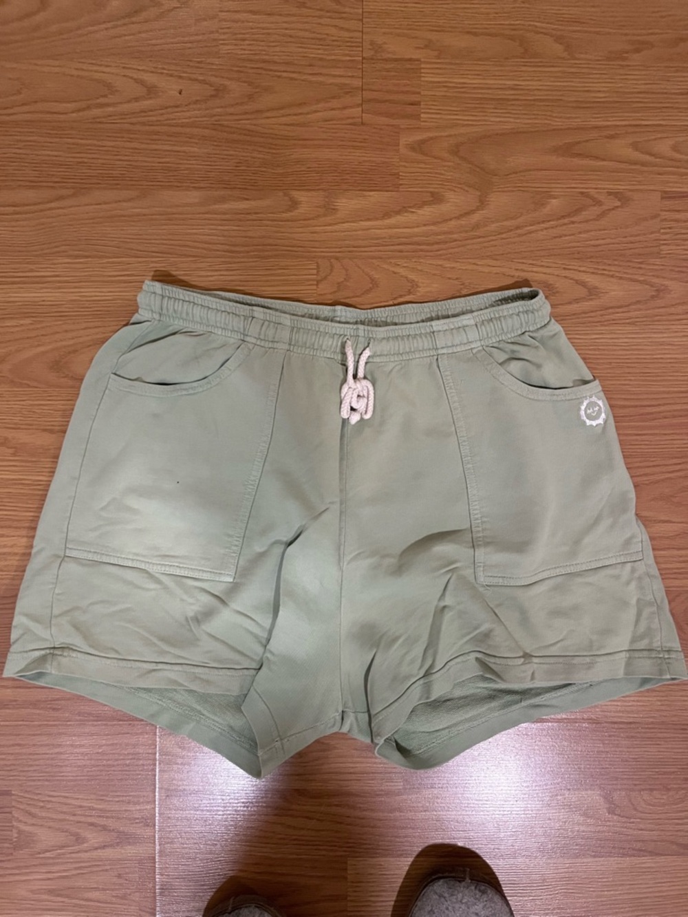 Big Bud Press Light Green Drawstring Shorts